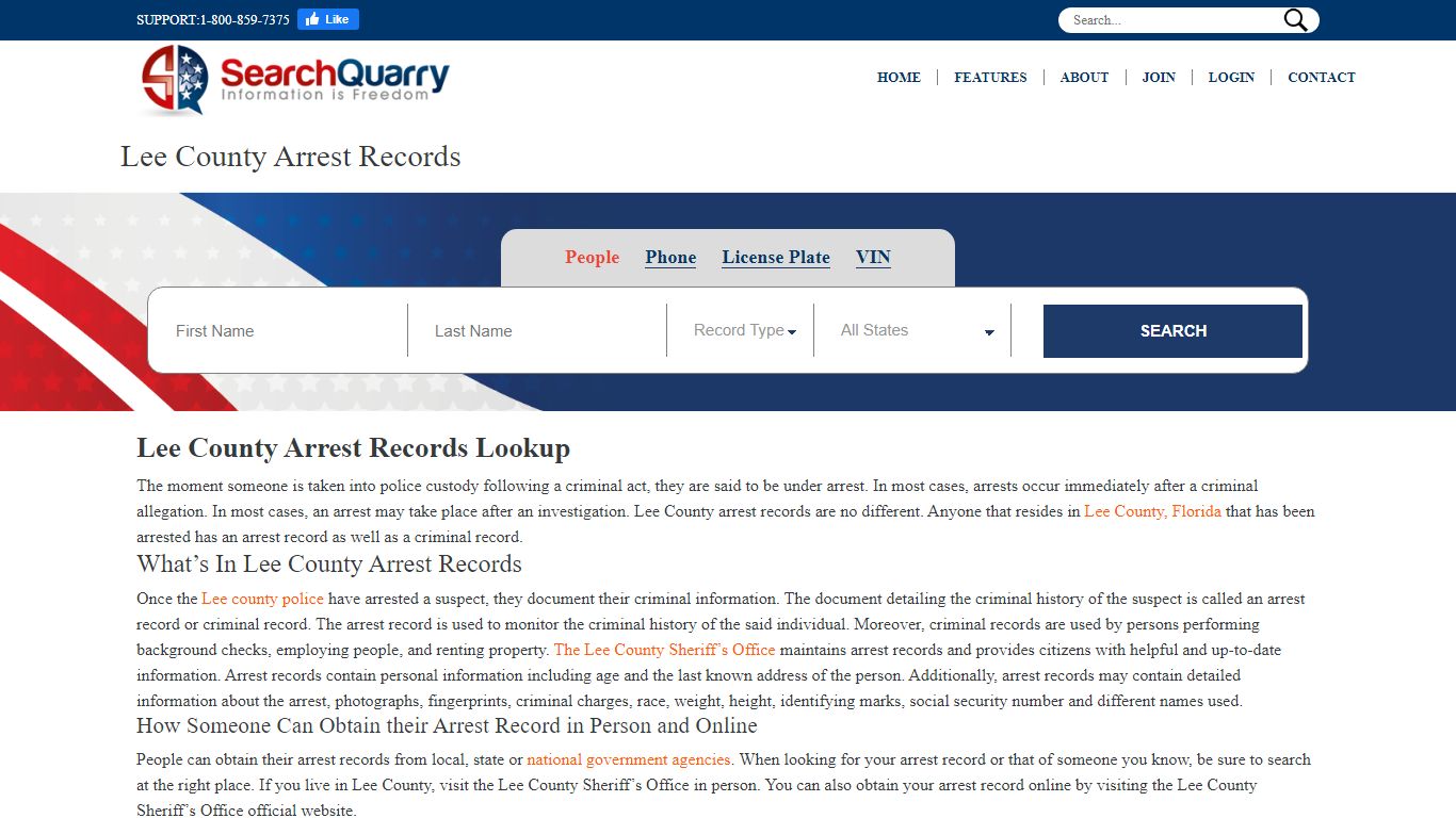 Free Lee County Arrest Records | Enter a Name to View Arrest Records Online